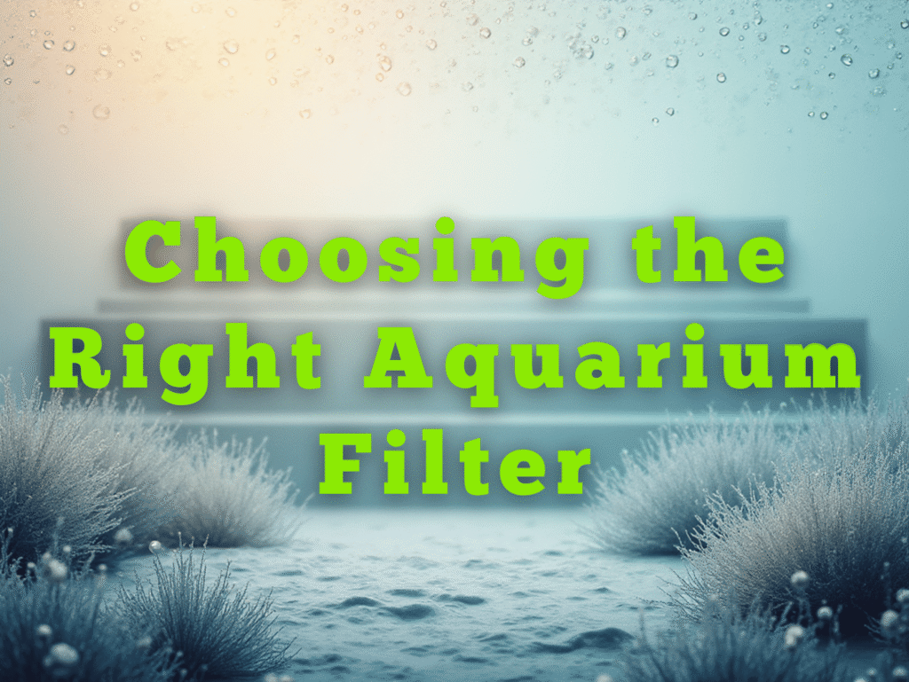 Choosing the Right Aquarium Filter