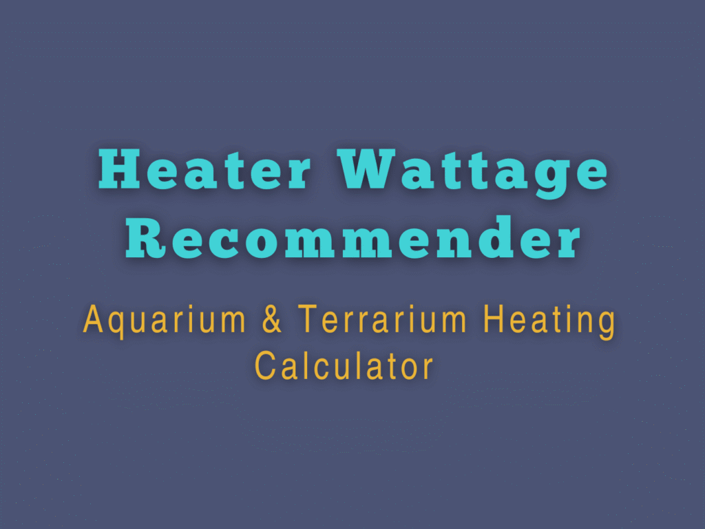 Heater Wattage Calculator